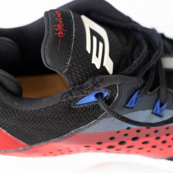 Nike Air Jordan CP3 VII ‘Black/White-Team Red-Gym Red’ Basketball Shoes, Size 10 - Picture 9 of 12